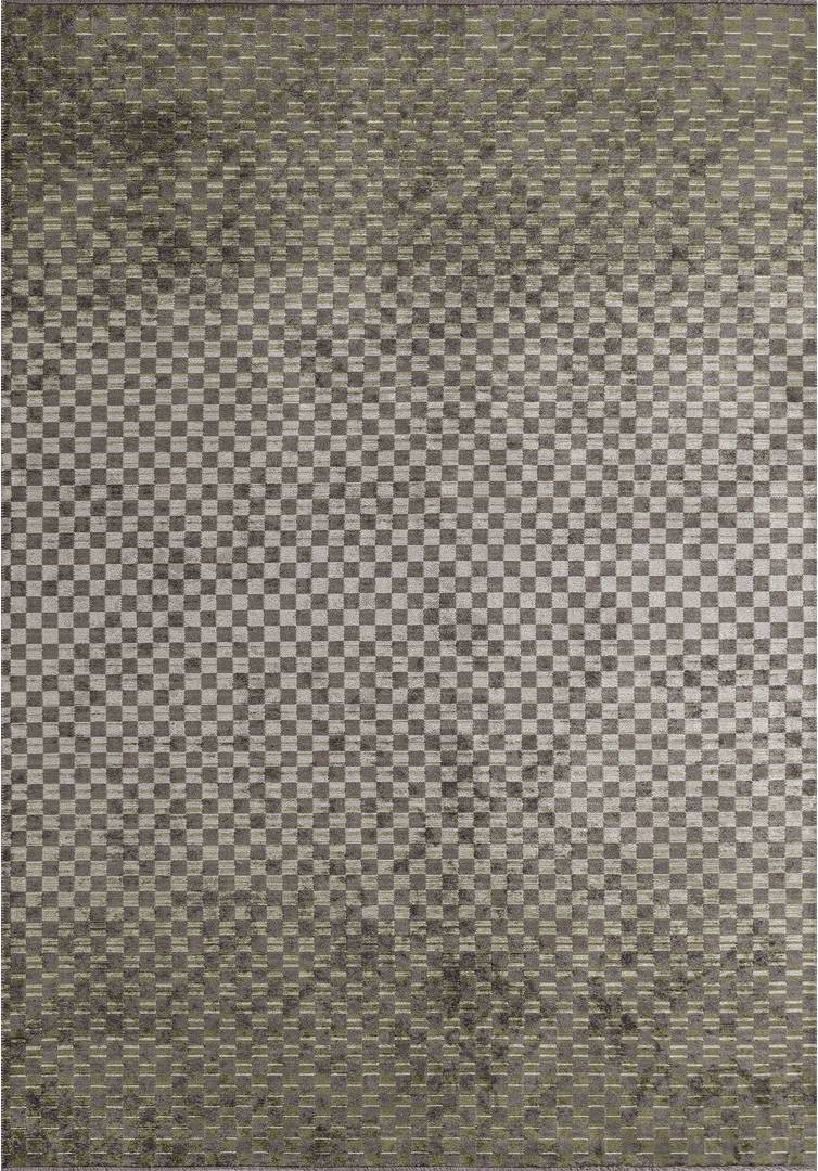 Borough Wharf Alwin Geometric Hand Loom Area Rug Green
