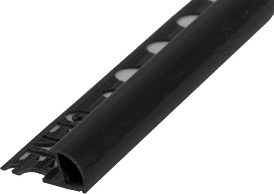 Primo lister Primo Fliseprofil Rund 10 mm Sort