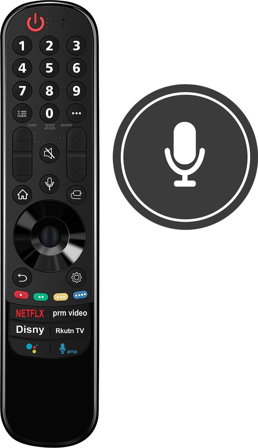 Winflike MR22GN Replacement Magic Voice Remote Control