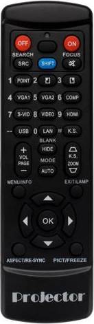 Universal Infocus F5500 F5530 Remote