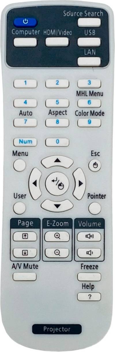Epson Projector Remote Control Brightlink 697ui Pro 1470ui