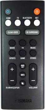 Yamaha VCQ9140 Soundbar Remote Control