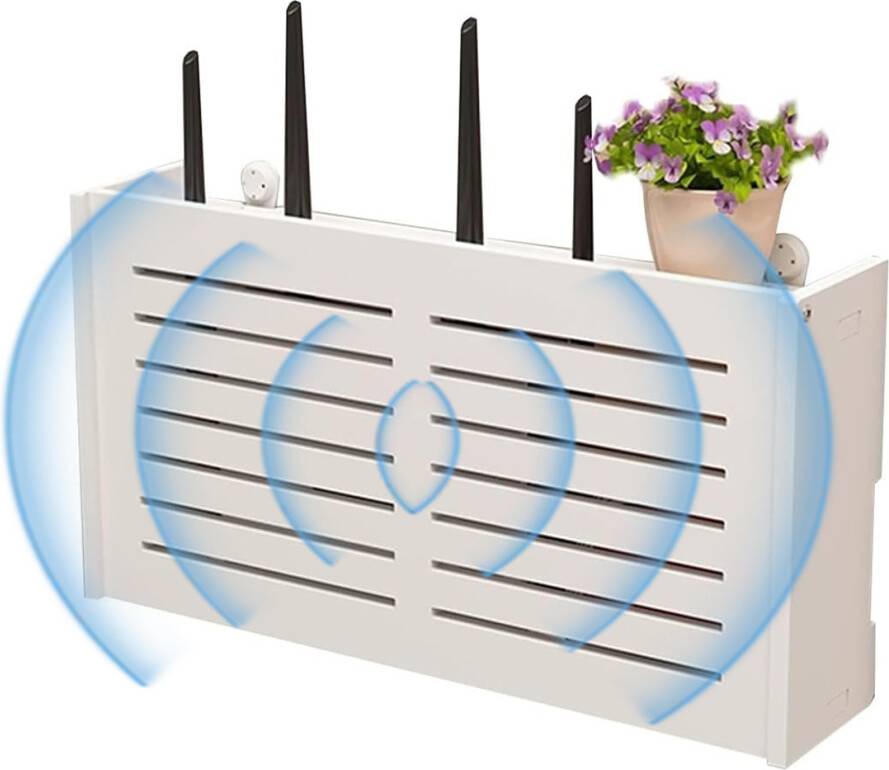 Wandgemonteerd Routerrek Voor Wifi Routers