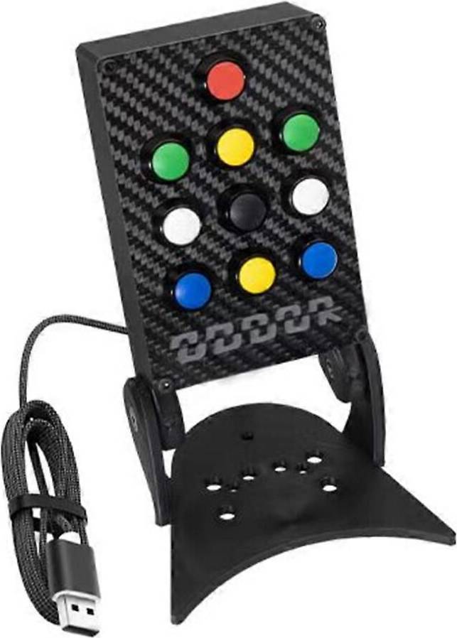 PC Carbon Fiber Panel Center Console Box