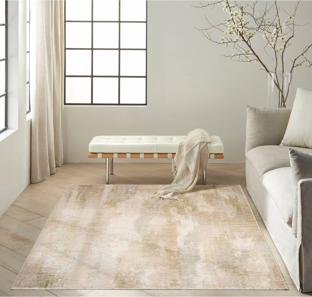 Calvin Klein CK089 Drift Rug Multicolour, Beige