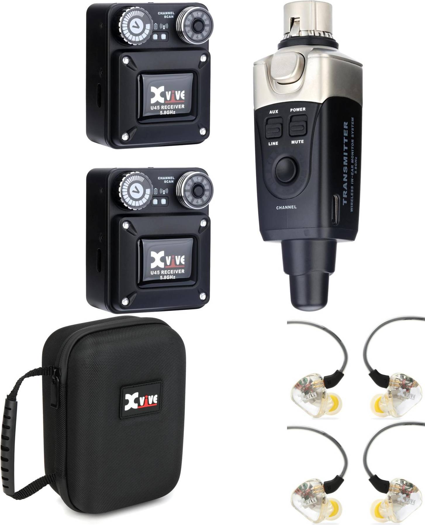 Xvive U45R2 Wireless In-Ear Monitor System