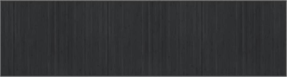Berkfield Home Rug Rectangular 80x300 cm Bamboo Grey