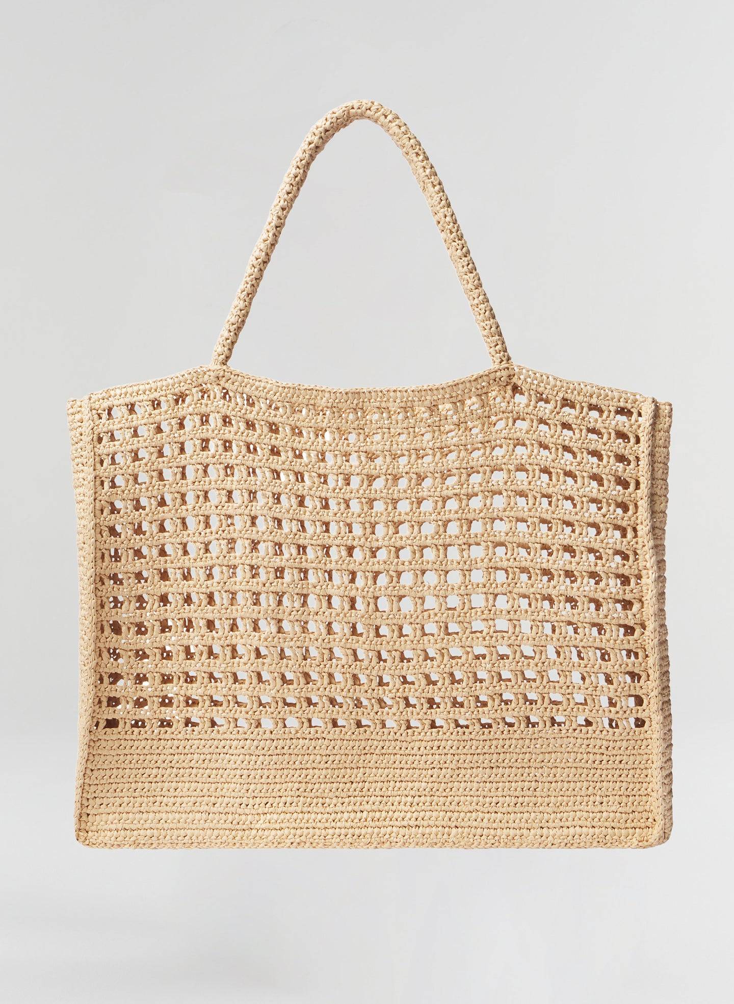 Raffia tote bag Lucy Raffia Tote