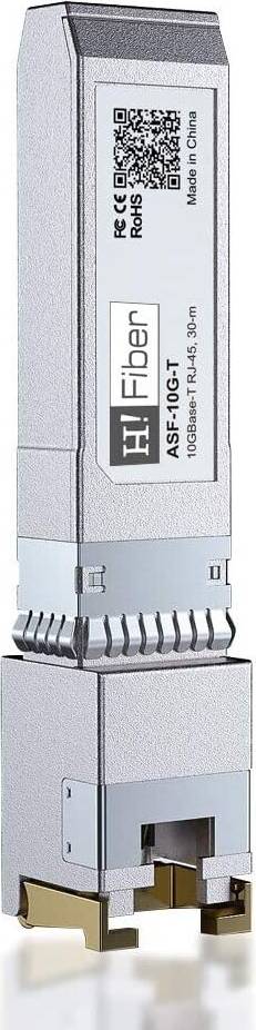 Unifi fiber Fiber 10G SFP RJ45 Copper Transceiver Cat6a 30m