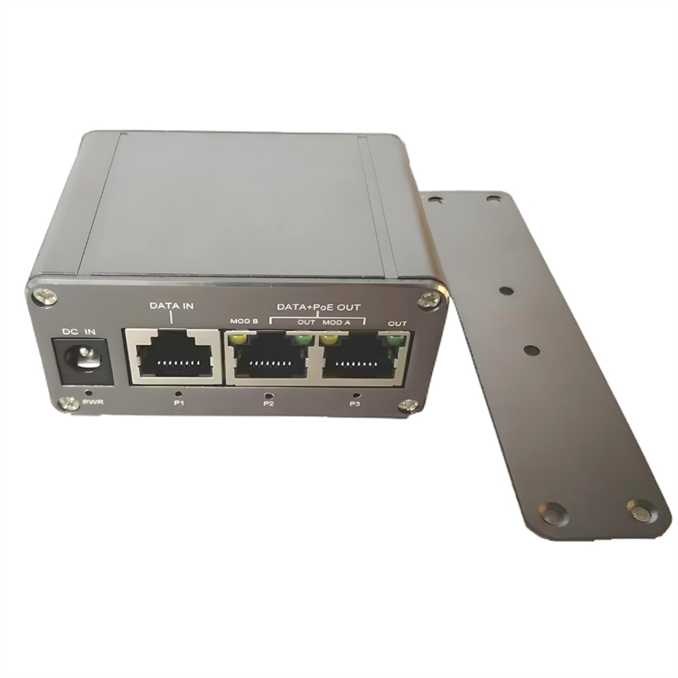 Poe 60w 3 Port Mini Gigabit Poe Injector
