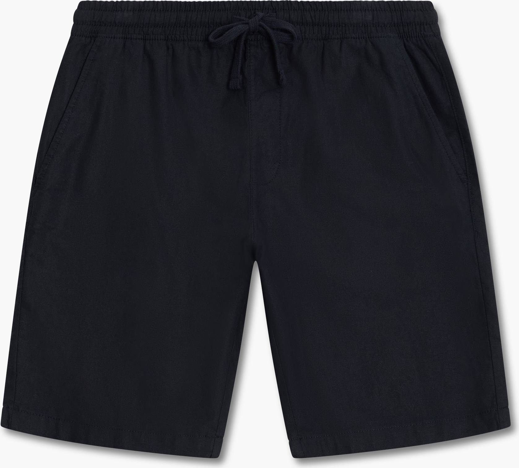 French Connection Drawstring Linen Shorts - Black