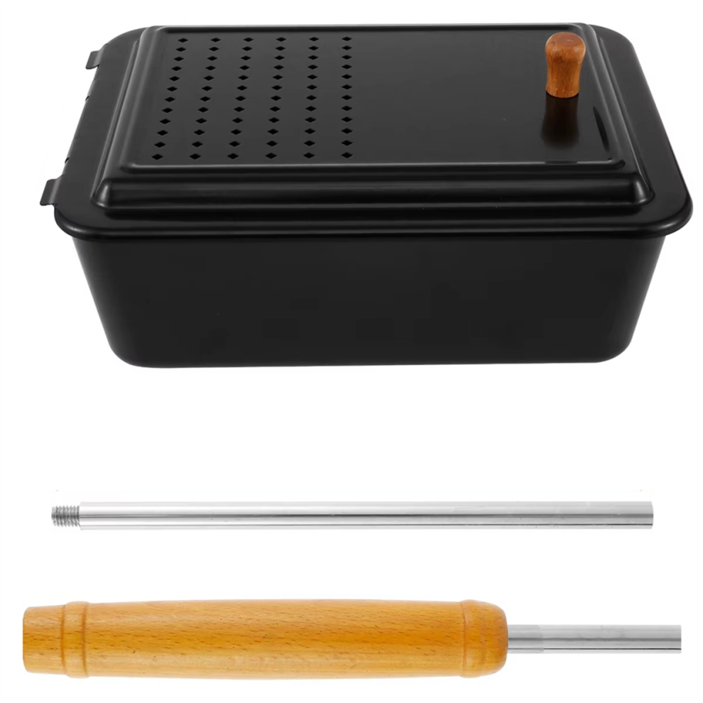Typecat Nonstick Popcorn Popper Removable Long Handle