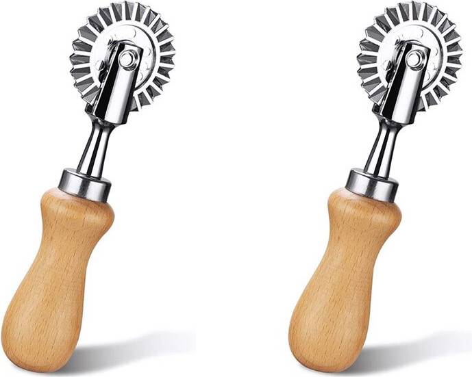 Ravioli Torribaly Pastry Wheel Cutter Ravioli Crimper