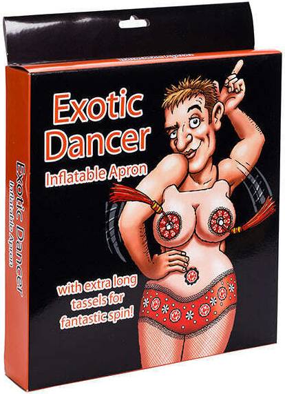 Inflatable Exotic Dancer Kitchen Apron
