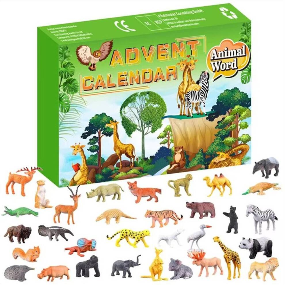 Typecat 24 Animals Countdown Calendar Kit
