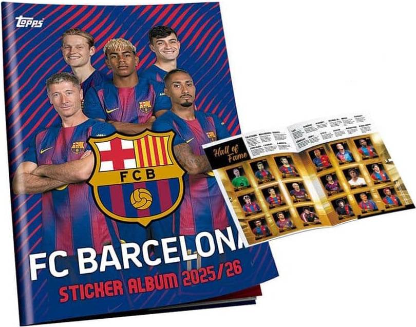 Fc barcelona 24 25 Topps FC Barcelona Sticker Collection Album Set