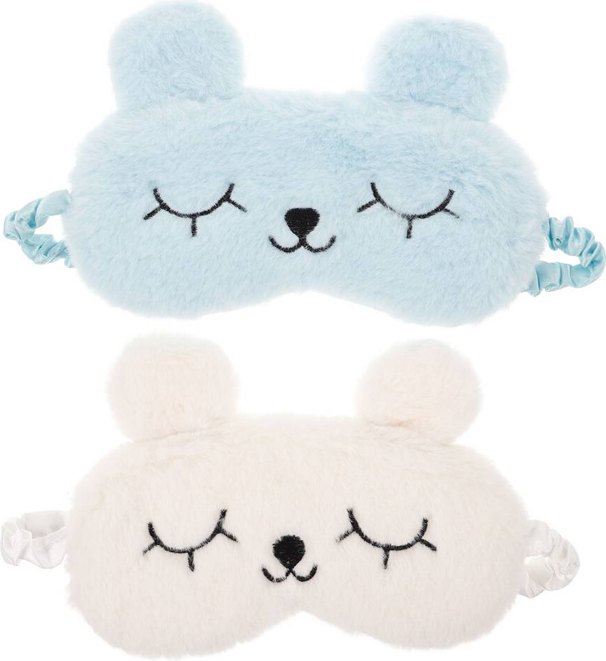 iplusmile 6pcs Plush Rabbit Sleeping Eye Mask