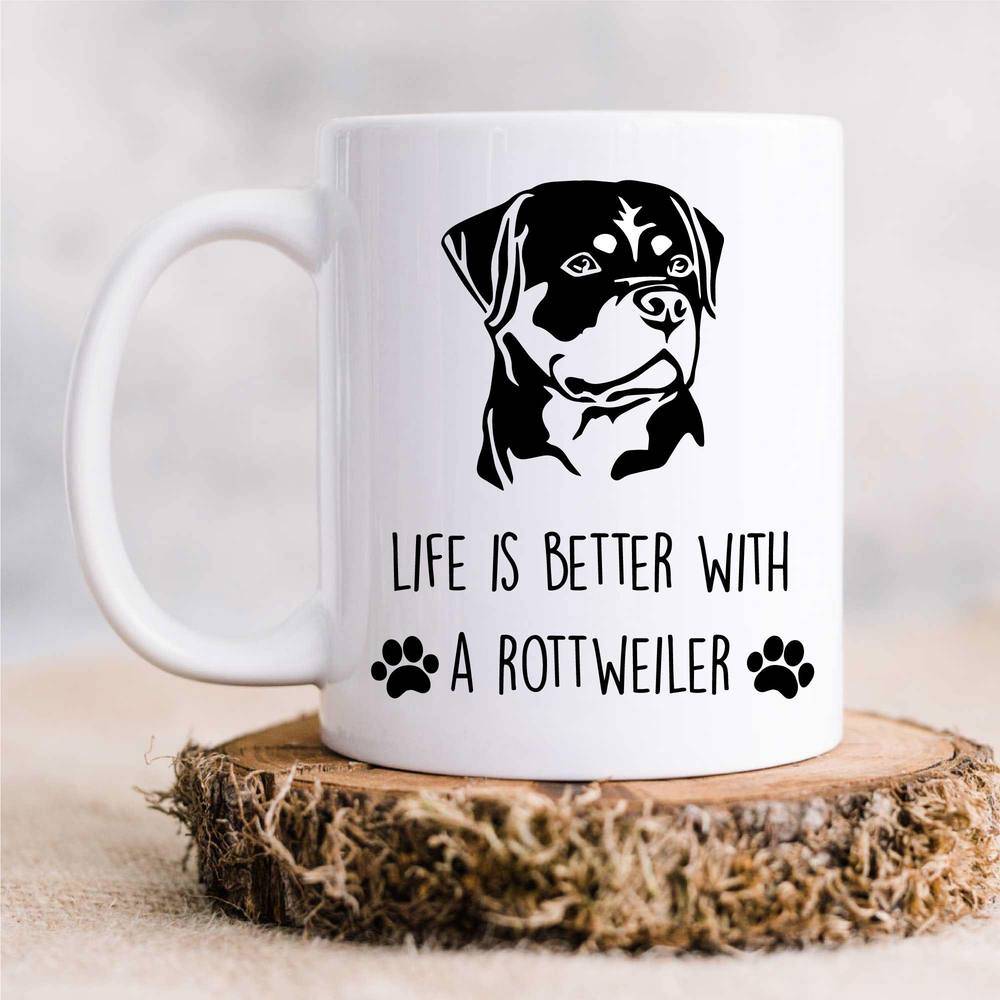 60 Second Makeover Rottiweiler White Mug