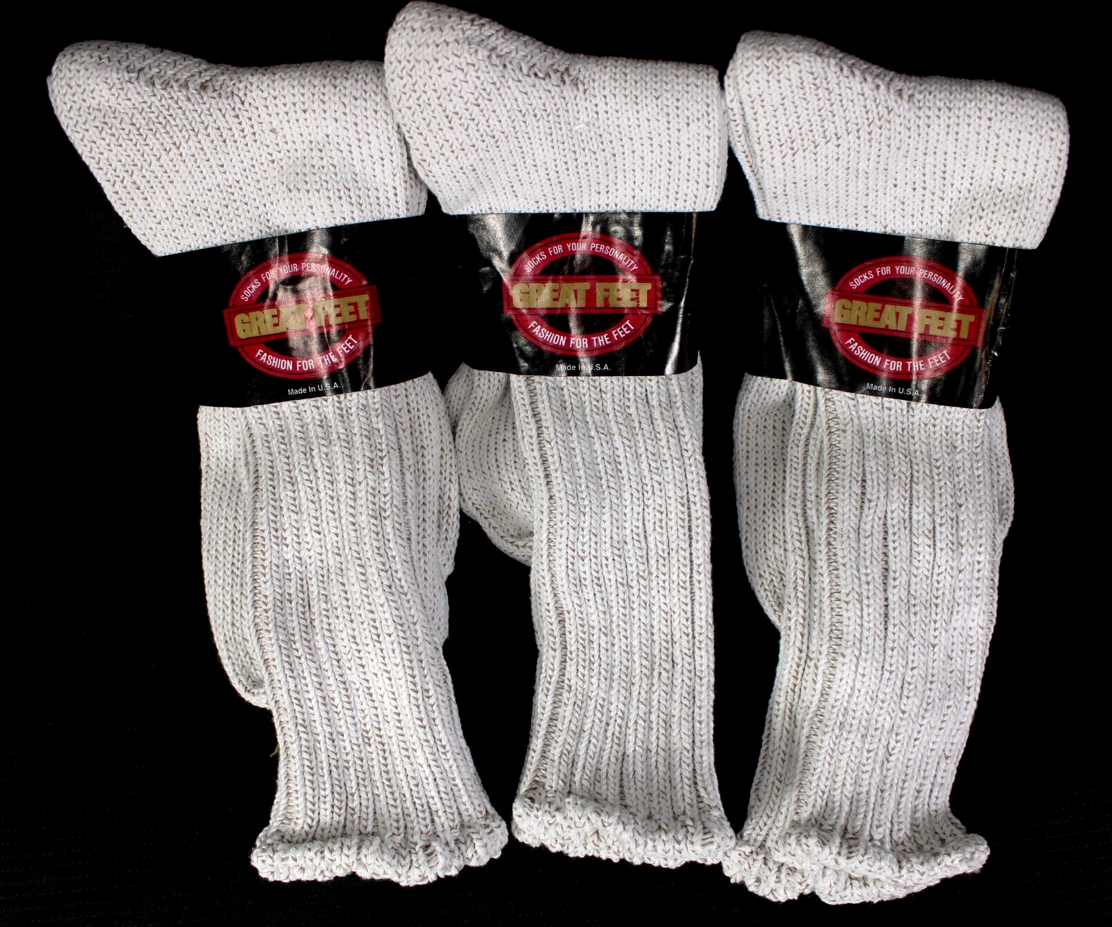 Wool Ribbed Elder Hosiery Socks