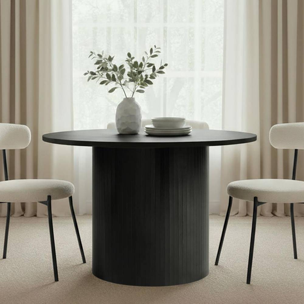 OHS Madison Ribbed Round Dining Table