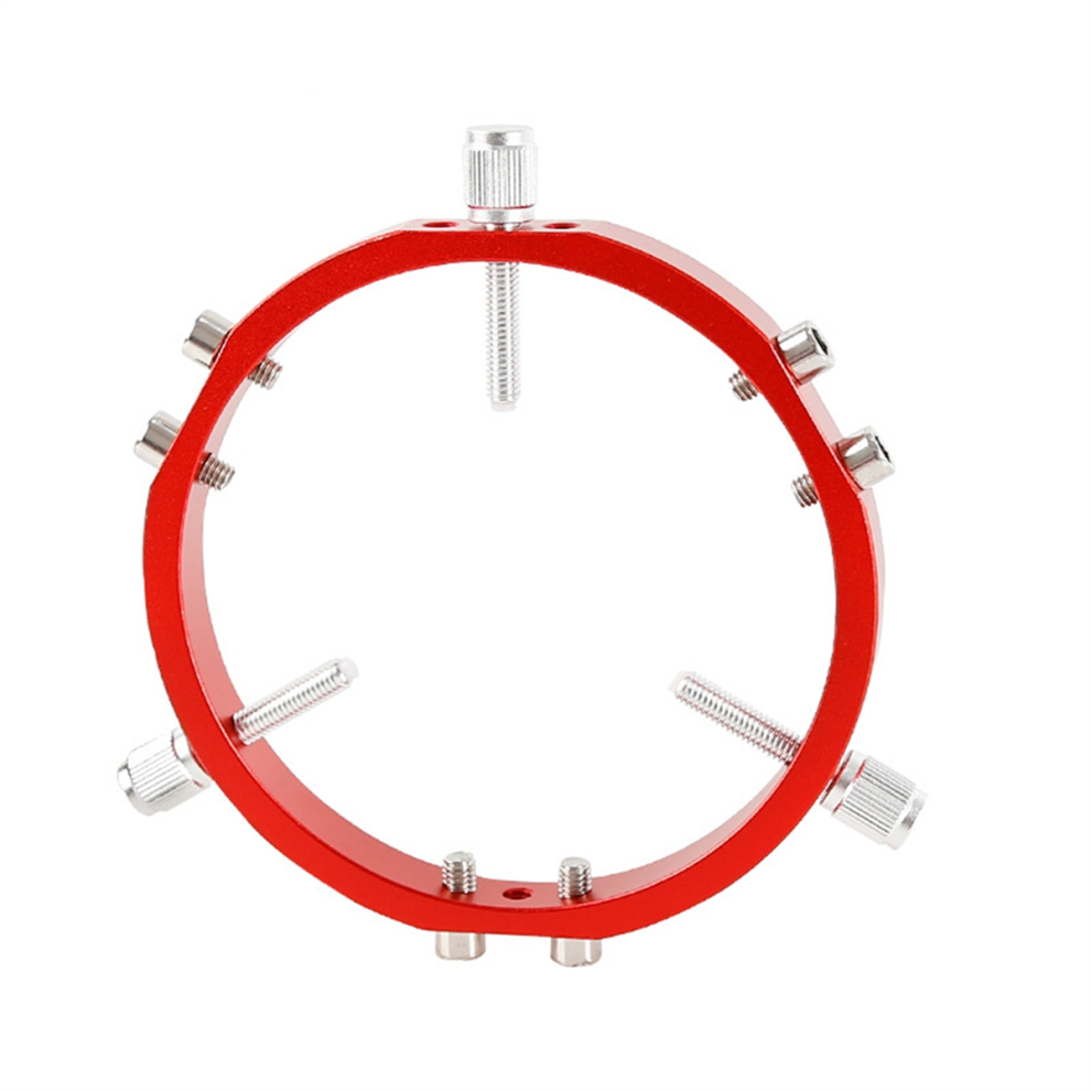 3-Point Astrophotography Guide Locking Rings 110mm Red