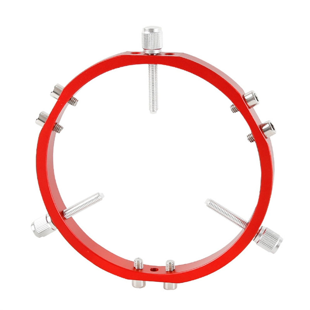 3-Point Astrophotography Guide Locking Rings 130mm Red