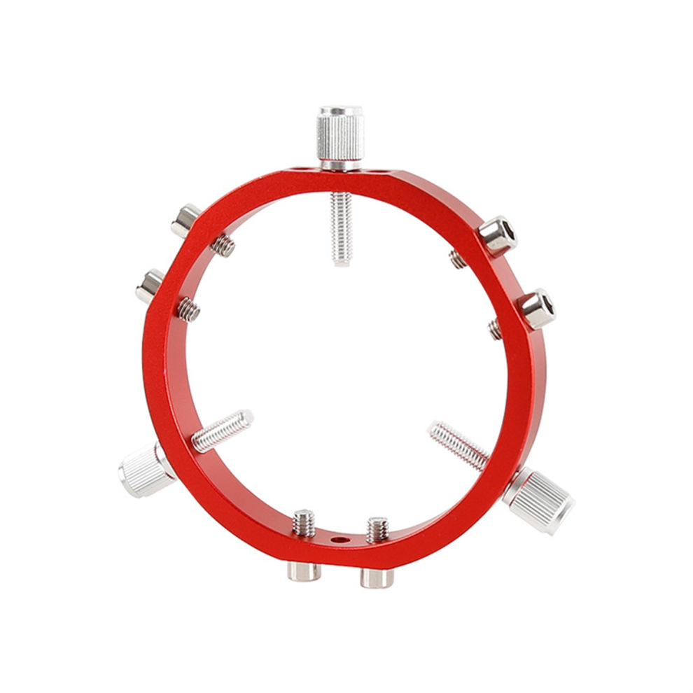 3-Point Astrophotography Guide Locking Rings 90mm Red