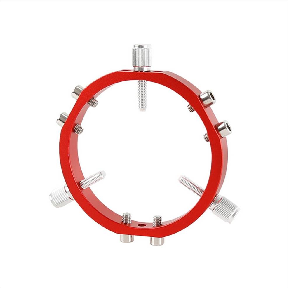 3-Point Astrophotography Guide Locking Rings 90mm Red