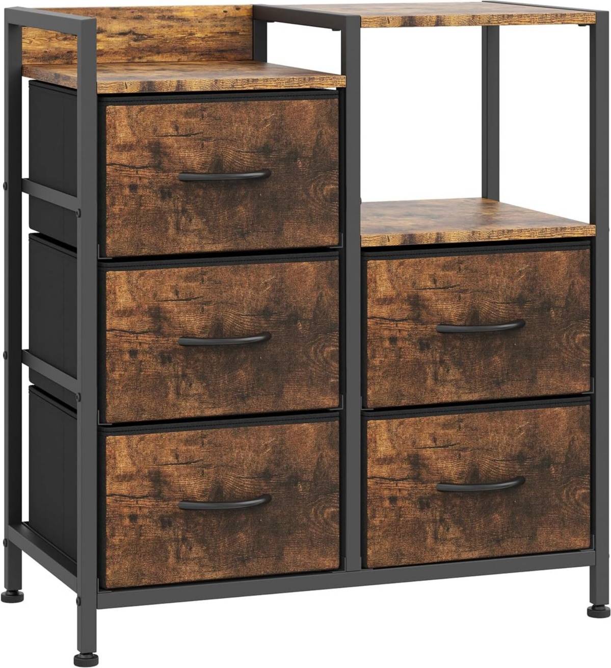 Cupboard Gaomon 5-Drawer Filing With Rolling Printer Rack Storage Cabinet