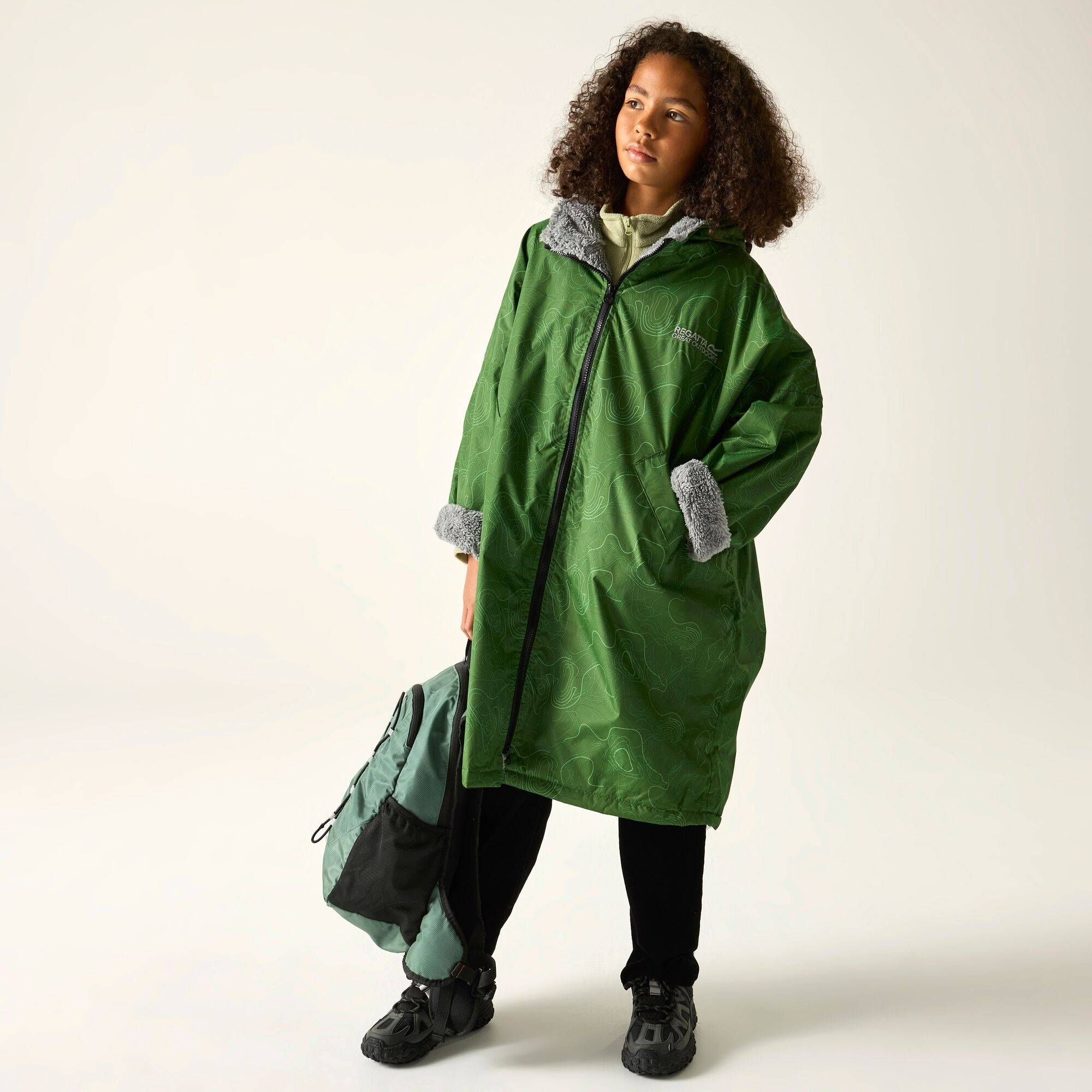 Changing robe regatta Regatta Junior Waterproof Changing Robe - Green