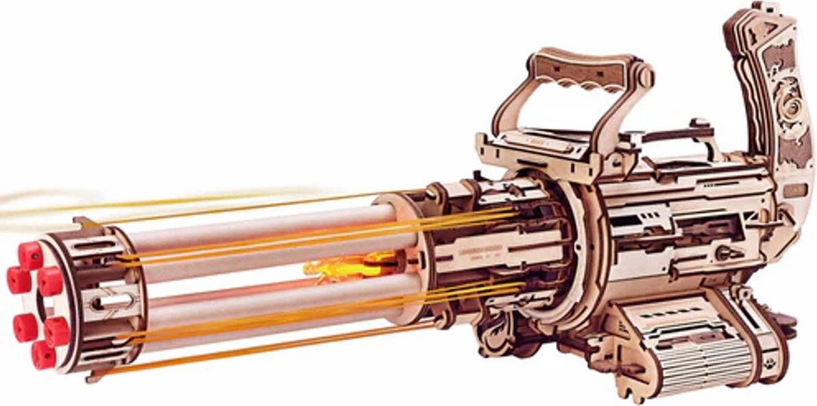 Robotime Rotating Barrel Machine Gun