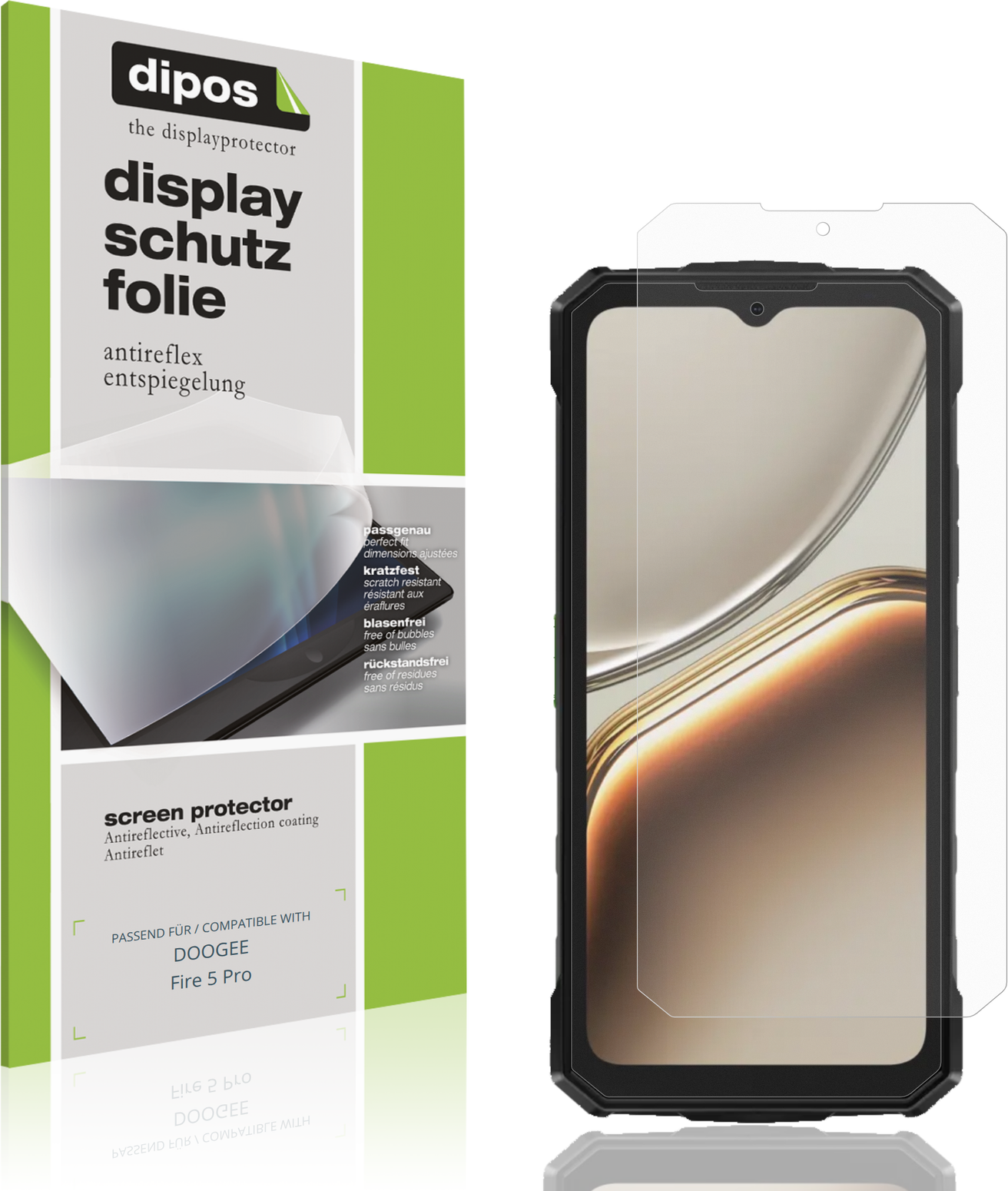 Dipos Screen Protector For Doogee Fire 5 Pro