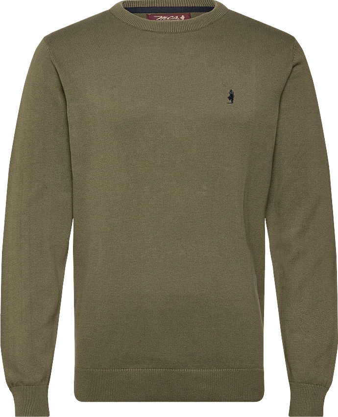MCS Ellison Reg Cw Cot Knit - Rund Hals