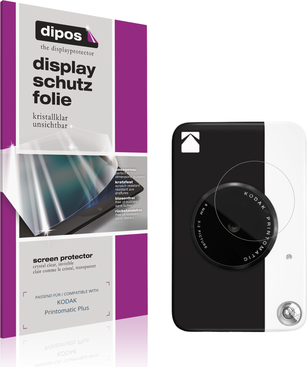 Kodak printomatic Dipos Screen Protector For Kodak Printomatic Plus