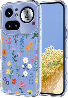 Nothing Pro Floral Pattern TPU Case
