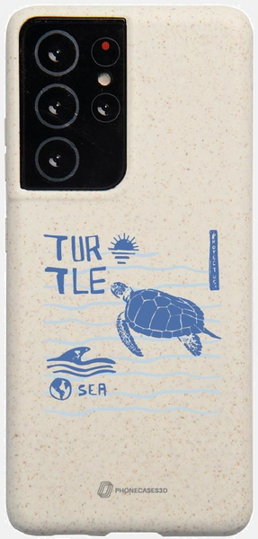 Pc3d Compostable Phone Case Design 5 White