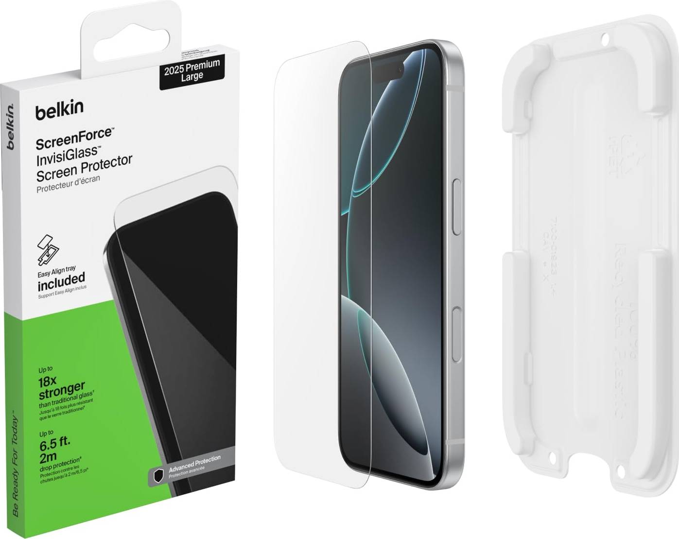 Belkin ScreenForce InvisiGlass Clear Screen Protector