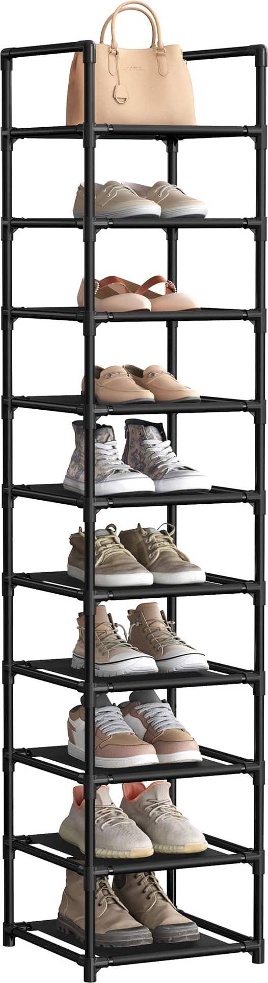 Songmics Black Shoe Rack