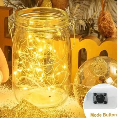 Battery led lights Shein 10pcs Battery Operated LED Mini String Lights Fairy Light