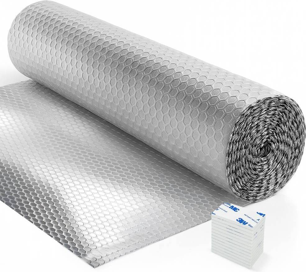 Silver foil insulation Haltons Reflective Radiator Foil 5m x 60cm