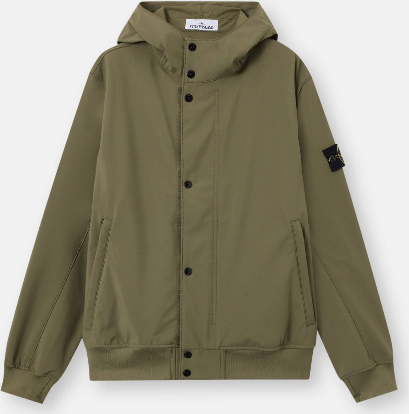 Stone Island Light Soft Shell-R Hooded Jacket - Herr