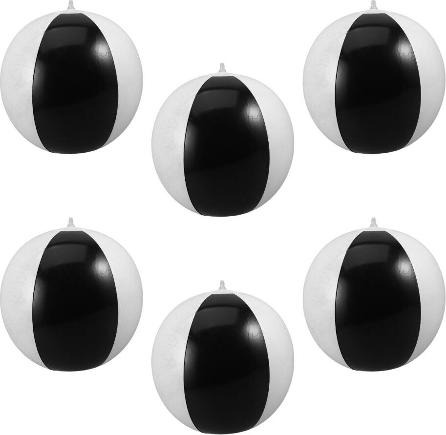 iplusmile 6Pcs Colorful Inflatable Beach Balls
