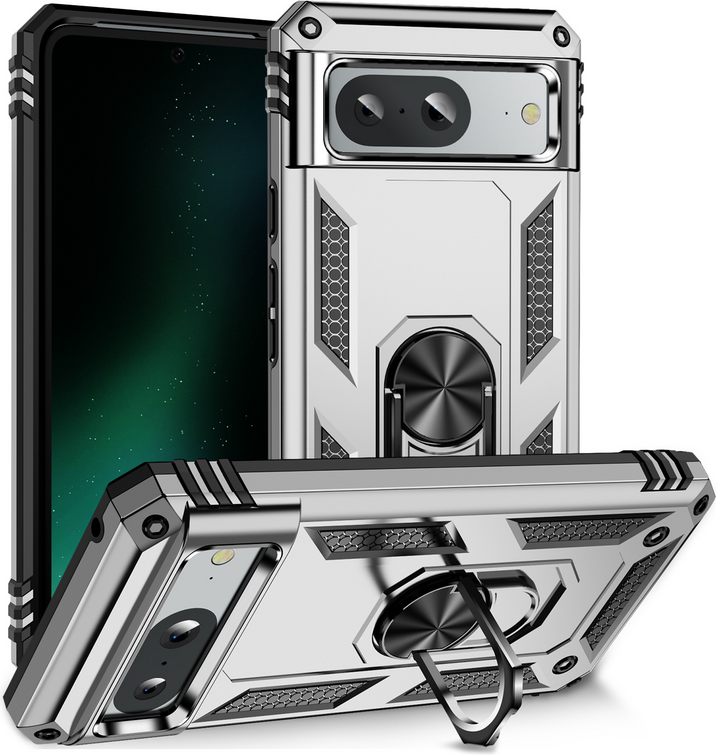 8pro Silver For Google Pixel 9Pro 8Pro 7Pro 6Pro Magnetic Ring