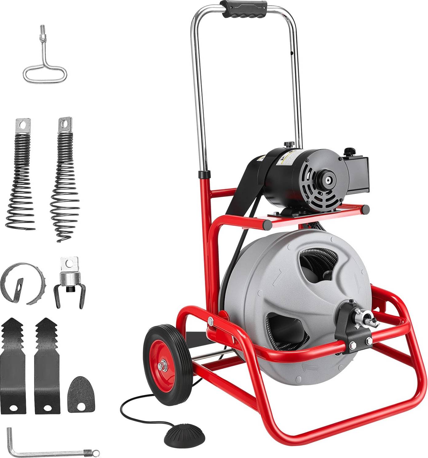 Drain cleaner tool VEVOR Drain Cleaner Machine 75 FT 3/8 Inch