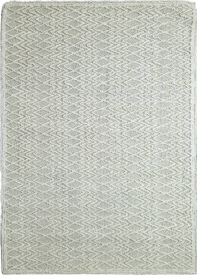 August Grove Aztec Area Rug Hand Tufted Wool Nylon Beige