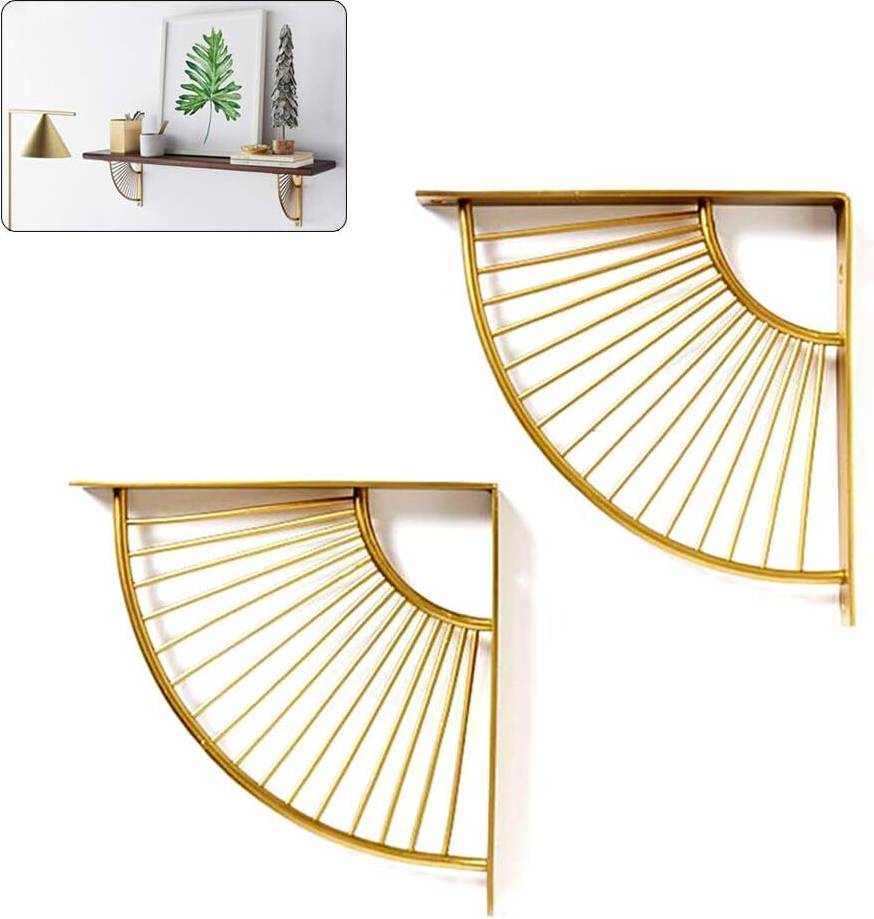 Black metal shelf brackets Triangle Support Shelf Brackets