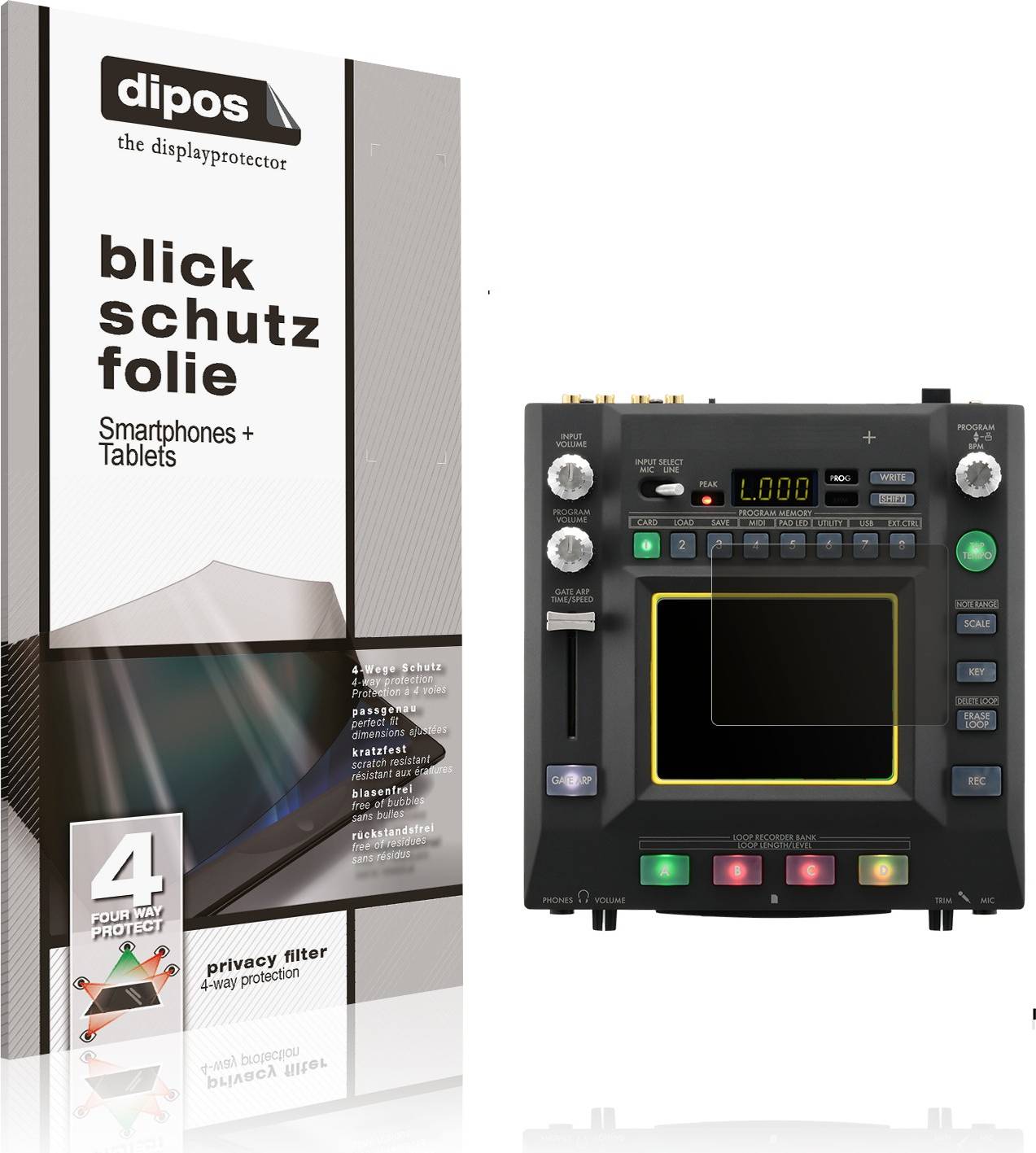Dipos Screen Protector For Korg Kaossilator Pro Plus