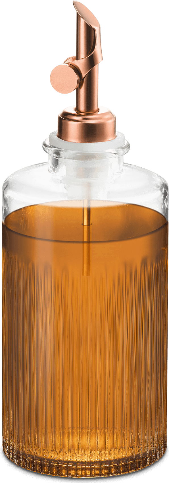 Copper Finish Syrup Dispenser