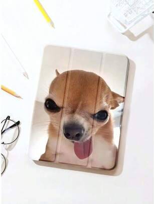 Shein Funny Dog Pattern Tablet Protective Case