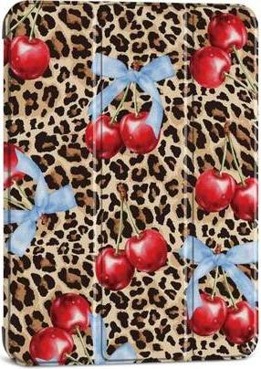 Shein Leopard Cherry Pattern Tablet Case